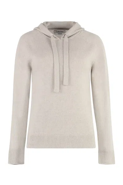 S MAX MARA VIRGOLA KNITTED HOODIE