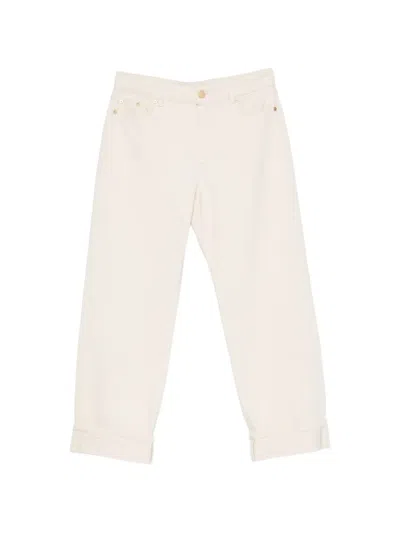 S Max Mara Virna Turn-up Cuff Jeans In Multi