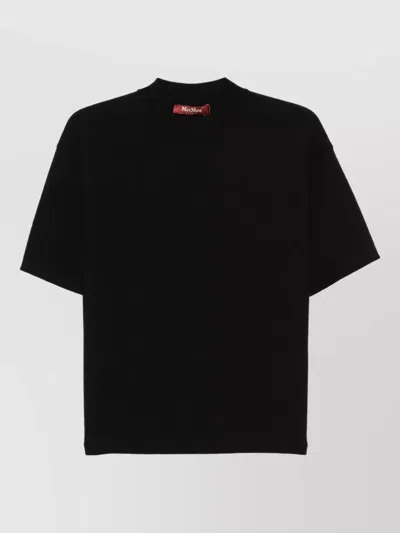 S Max Mara Viscose Blend Sweater In Black