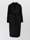 S Max Mara Waist Belt Long Lapels Patch Pockets