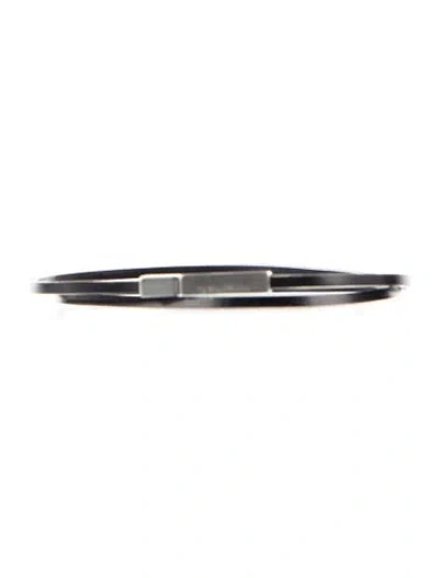 Pre-owned S Max Mara Waist Belt Skinny Belt In Black
