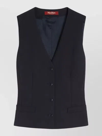 S Max Mara Waistcoat In Black