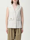 S Max Mara Waistcoat ' Woman Color Natural