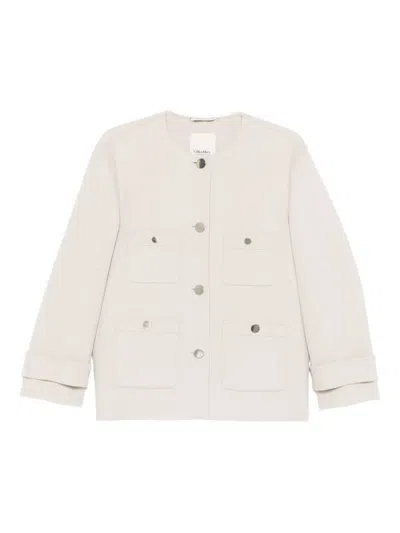 's Max Mara Virgin Wool Coat In Neutral