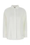 'S MAX MARA WHITE COTTON CONERO SHIRT