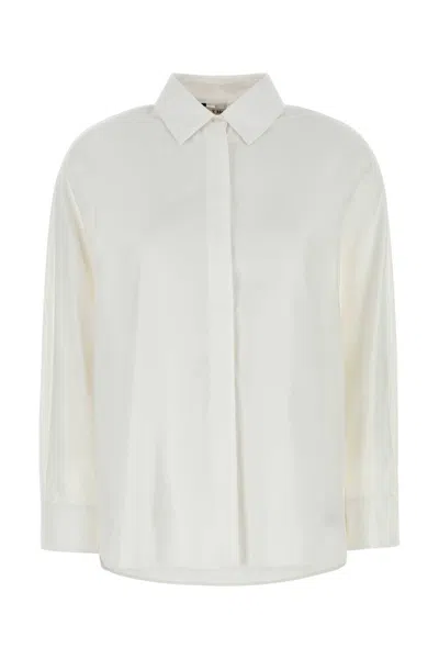 's Max Mara White Cotton Conero Shirt S Max Mara