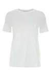 S Max Mara White Cotton Madera T-shirt In Bianco