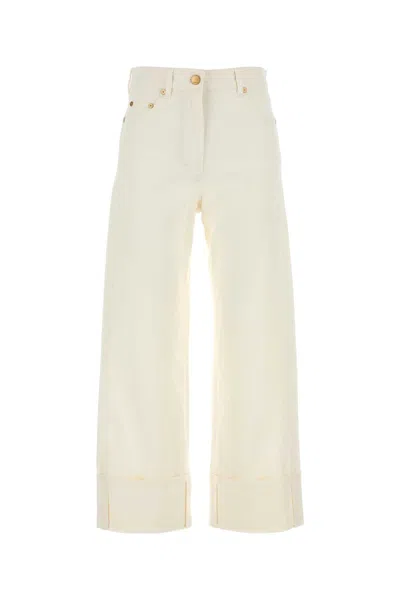 's Max Mara White Stretch Denim Cervia Jeans