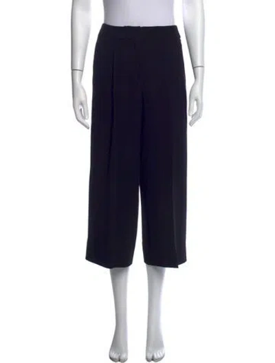 Pre-owned S Max Mara Wide Leg Pants In Black