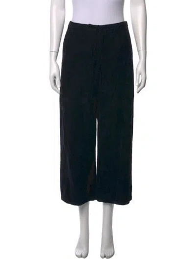 Pre-owned S Max Mara Wide Leg Pants In Black