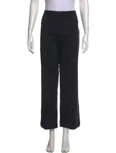 Pre-owned S Max Mara Wide Leg Pants In Black