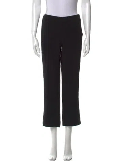 Pre-owned S Max Mara Wide Leg Pants In Black