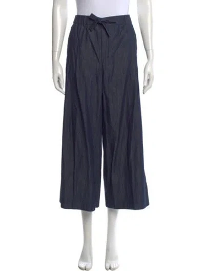Pre-owned 's Max Mara Wide Leg Pants In Blue