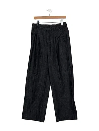 Pre-owned S Max Mara Wide Leg Pants In Blue