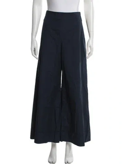 Pre-owned S Max Mara Wide Leg Pants In Blue
