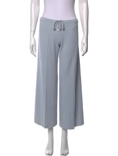 Pre-owned S Max Mara Wide Leg Pants In Blue