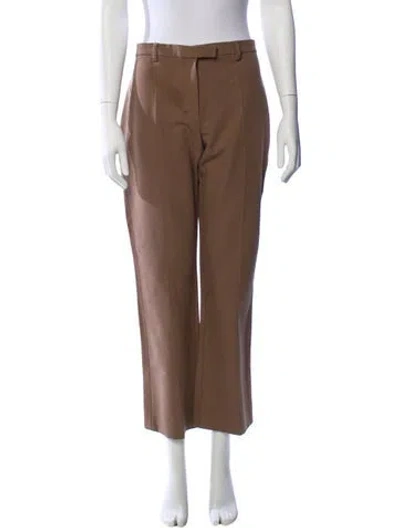 Pre-owned 's Max Mara Wide Leg Pants In Brown