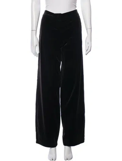 Pre-owned S Max Mara Wide Leg Pants In Brown