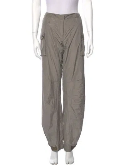 Pre-owned 's Max Mara Wide Leg Pants In Grey