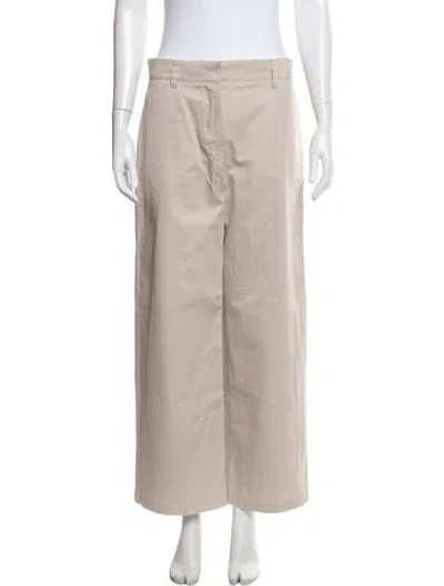 Pre-owned 's Max Mara Wide Leg Pants In Neutrals