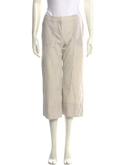 Pre-owned 's Max Mara Wide Leg Pants In Neutrals