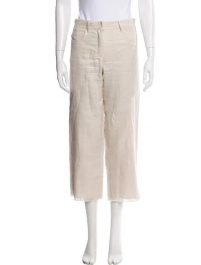 Pre-owned S Max Mara Wide Leg Pants In Neutrals