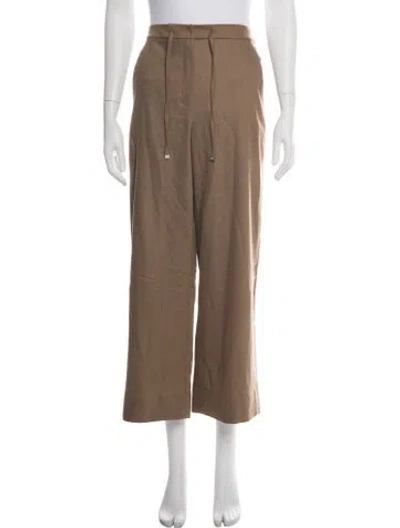 Pre-owned S Max Mara Wide Leg Pants In Neutrals
