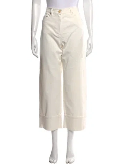 Pre-owned S Max Mara Wide Leg Pants In Neutrals