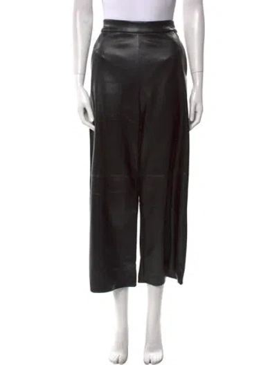 Pre-owned S Max Mara Wide Leg Pants W/ Tags In Black