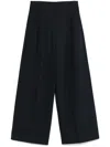 S Max Mara Max Mara S Midnight Wool Nichols Palazzo Pant In Blue