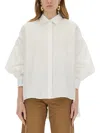 S Max Mara Wide Shirt "marika" In White