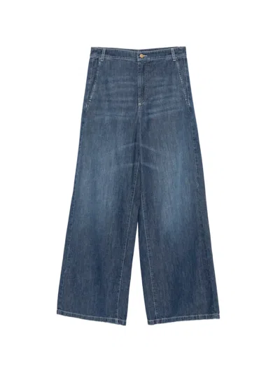 S Max Mara Wide-leg Jeans In Blue