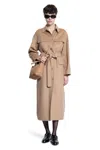 S Max Mara Woman Beige Coats In Beige