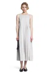 S Max Mara Moira Long Dress V-neck In Beige
