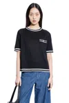 S Max Mara Top Con Tasca In Filato Di Lino Beati In Black