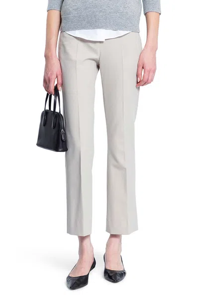 S Max Mara Woman Grey Trousers