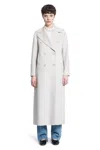 S Max Mara Woman Off-white Coats In Off-white