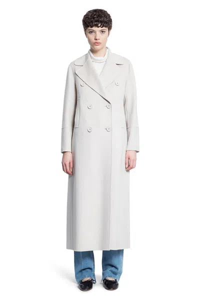 's Max Mara Woman Off-white Coats