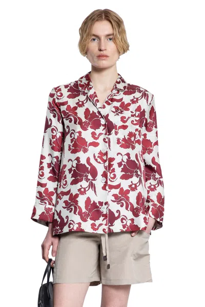 's Max Mara Woman Red Shirts