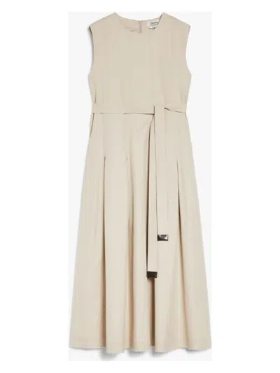 S Max Mara Women's Amina Dress Beige | Size 42 | 2519221021600001