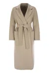 S Max Mara Women's Amore - Wool And Cashmere Dressing Gown Coat In Ice