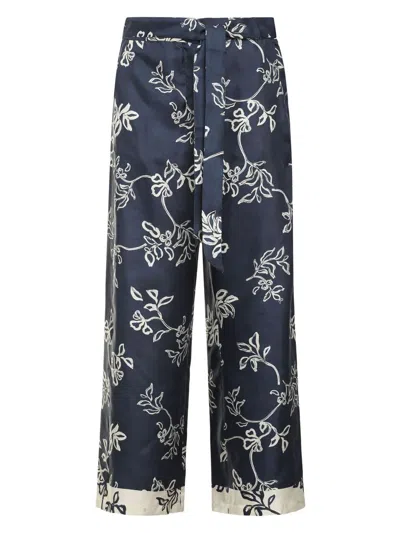 S MAX MARA WOMEN'S CINZIA PRINTED SILK PANTS