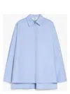 S Max Mara Shirts Clear Blue In Light Blue