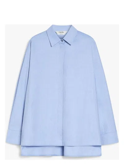 's Max Mara S Max Mara Shirts Clear Blue In Light Blue