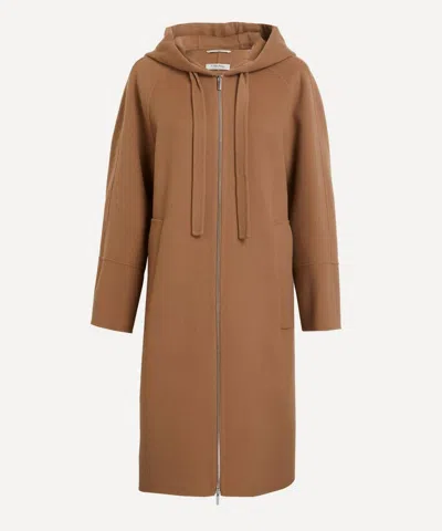 's Max Mara S Max Mara Women's Felpi Wool Hooded Coat