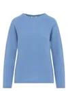 S Max Mara Georg Crewneck Sweater In Blue