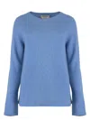 's Max Mara S Max Mara Georg Wool And Cashmere Sweater In Blue