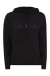 's Max Mara Gorizia Logo Knit Sweatshirt In Black