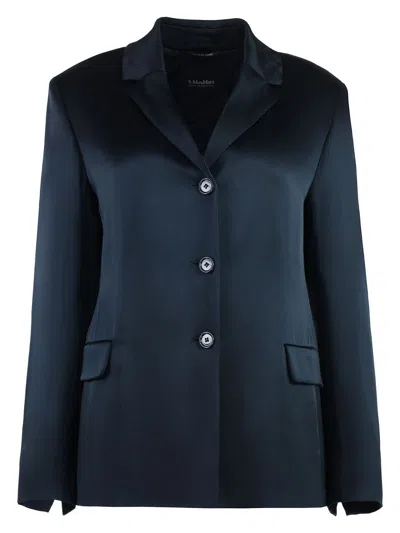 'S MAX MARA WOMEN'S GUIDO SATIN BLAZER