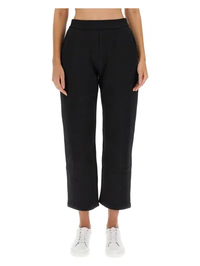 S Max Mara Women's Jersey Jogging Pants In Black